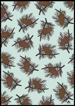 The collection features a graphic dipiction of the Lone Pine cone and pine