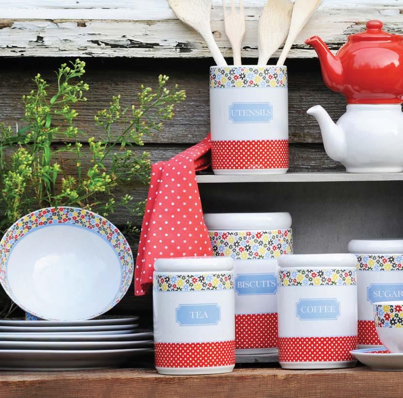 Boutique Inspired by the Vintage era, the Boutique collection adds a playful charm and vibrant personality that will bring any kitchen to life.