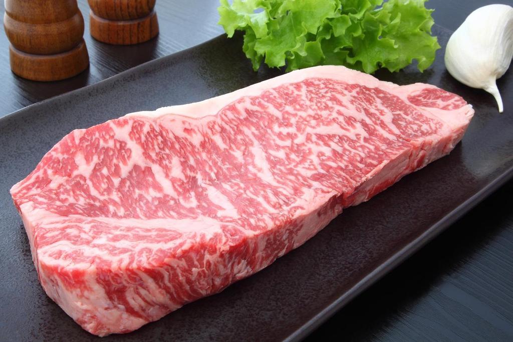 Grilled Meats Japanese Wagyu Beef (Grade #A5) RM 130.00++ (per 100 grams) (Minimum of 250 grams per order) Premium Black Angus Rib-eye Steak RM 109.