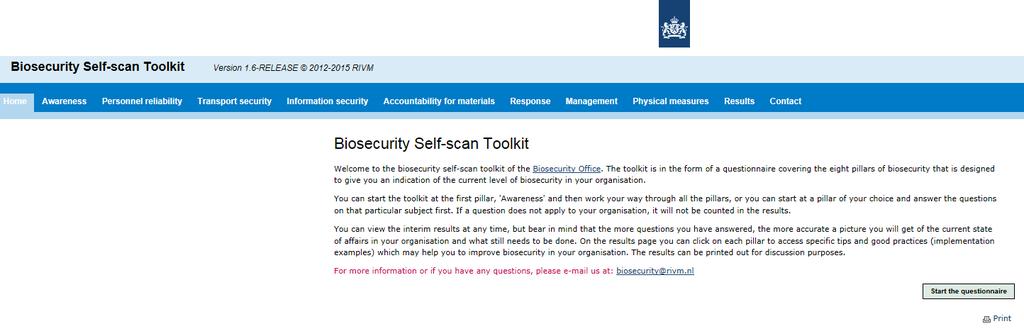 Biosecurity Self-scan