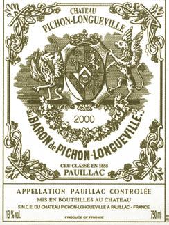 Estimated per case CH PICHON BARON, 2ème Grand Cru Classé 750-900 2017-2030 Stunning dark chocolate and mocha aromas.
