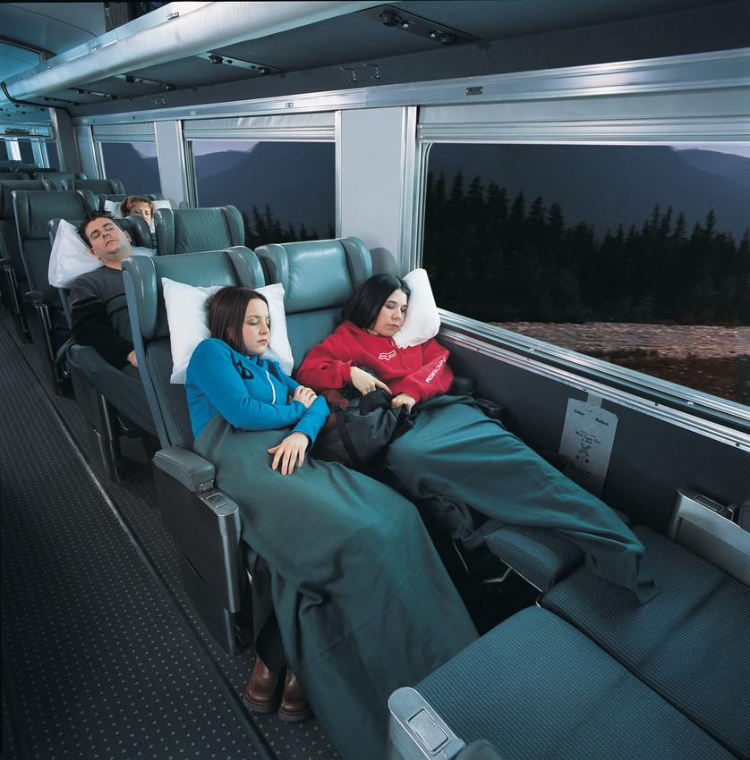 ensure you remain comfortable throughout your trip, whether it's a short ride, or longer journey along the trans-canadian railway.