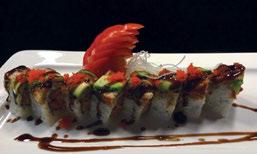 * Out of Control Roll Tamago, crabmeat, avocado, spicy tuna and spicy