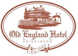 General Booking Information Thank you for considering the Old England Hotel for your function. Please do not hesitate to call us to discuss any queries or special requirements you may have.