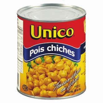 Épicerie Grocery UNICO POIS CHICHES OU HARICOT