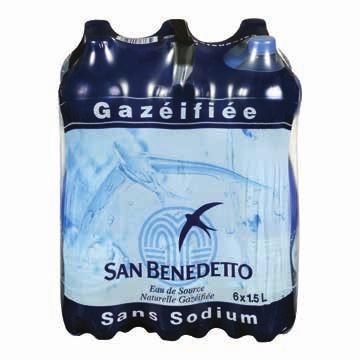 GAZEIFIEE NATURAL OR CARBONATED WATER 6X1.