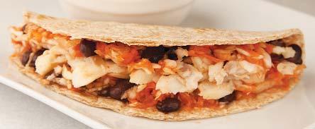 Sweet & Sour Sauce MINH Sweet & Sour Fish Taco Zest up your fish offering by creating this sweet & sour fish taco with carrots and black beans. Pollock Wedge, Unbreaded (USDA Foods) 25 Wedges 4 lbs.