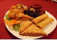 Appetisers Mixed Combination: (King Do Ribs, Salt & Pepper Chicken Wings, Spring Rolls, Crispy Wontons, King Prawn Toast, Crispy Seaweed with Ground Fish) Minimum Order of 2 Persons... 10.