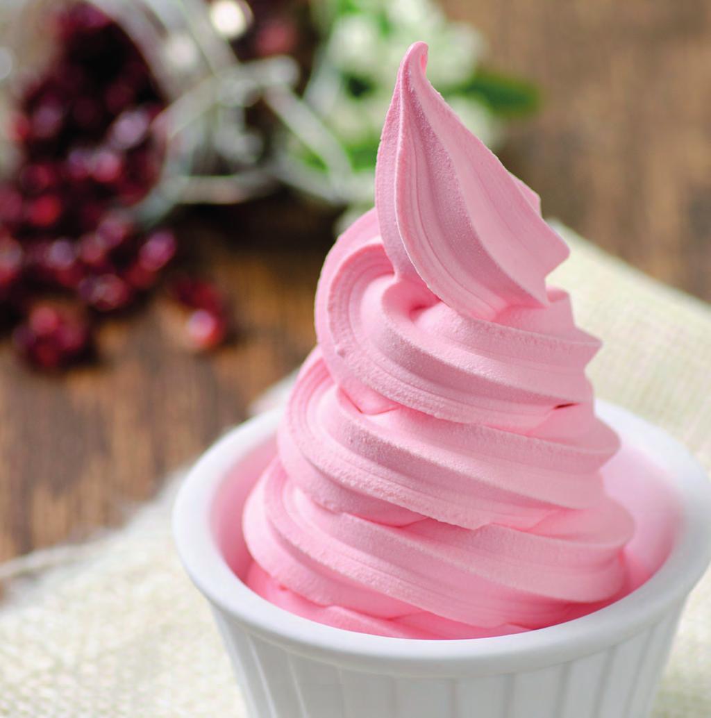 PreGel Soft gelato made with Frozen Yoggi flavored with Pomegranate Fortefrutto SOFT GELATO PreGel Soft Gelato is a line of cold process, powdered products, that are full of flavor, and specifically
