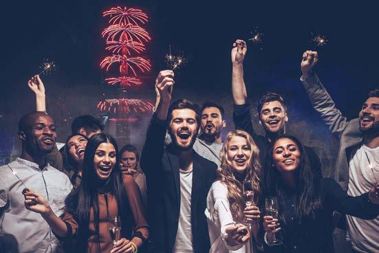 30 pm to 11 pm Watch the World Celebrate Even as You Chill Bring in the New Year with a sporty start at one of Sheikh Zayed Road s best sport bars.