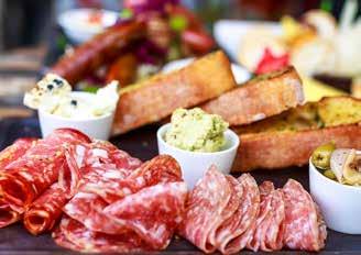 SHARED PLATTERS. PRICES AS INDICATED SERVES 10 PEOPLE PER PLATTER GOURMET BREAD AND DIPS $60.