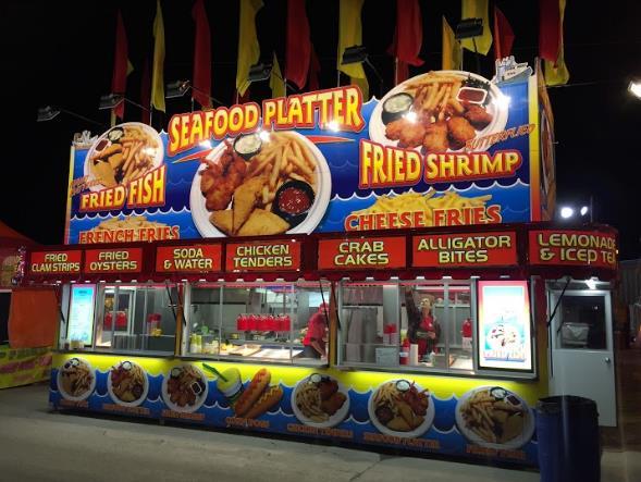 This first time ever Youth Fair food location, Atlantic Concessions, will be serving fried fish,