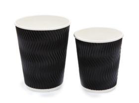 CUPS & ACCESSORIES Ripple Paper Cups Enviropack ripple cups are manufactured from food grade paper. They have quality feel to them, are sturdy and comfortable to hold.