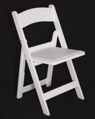 00 Juvenile chair....85 *Set-up per chair....55 *Tear-down per chair.