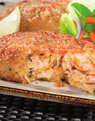 95 B MAINE S FINEST CRAB CAKES Wait until you taste these delicate Crab Cakes made from tender, sweet crab meat.