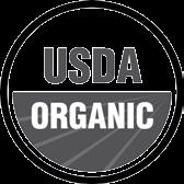 We proudly use organic when available. Gluten free products are made with gluten free ingredients but share a facility and equipment where wheat, soy and nuts are present.