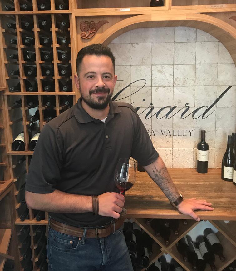 IT TAKES A VILLAGE: Scott Fashinell, Assistant Tasting Room Manager How long have you worked for Girard and how did you get into the business? About a year and a half.