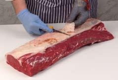 Quality Standard beef - Steaks and Daubes Sirloin Larder Trim EBLEX Code: Sirloin B015 Description: A