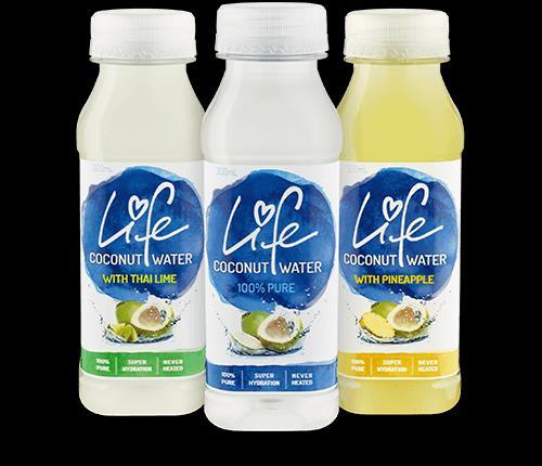 HPP Coconut water Water sourced from Thailand Claims high