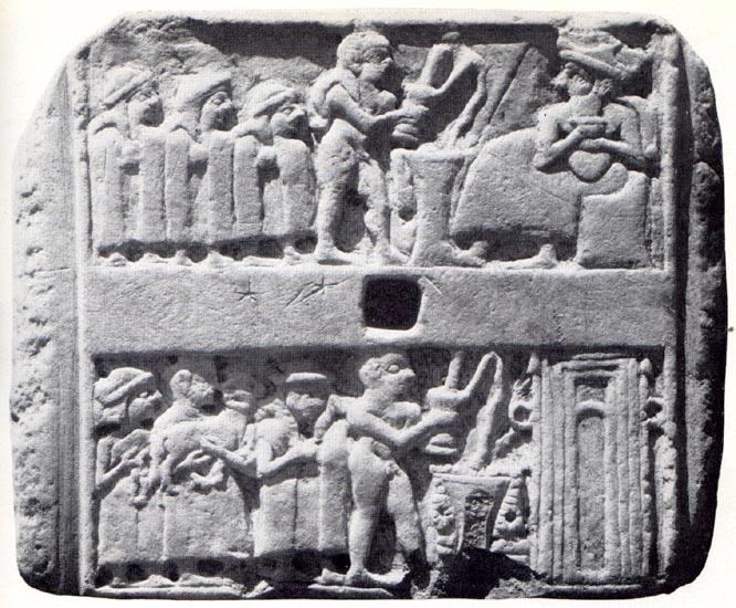 Skilled Workers Caption: The artifact to the left is a famous carving from Sumeria in Mesopotamia (the fertile area between the Tigris and Euphrates rivers).
