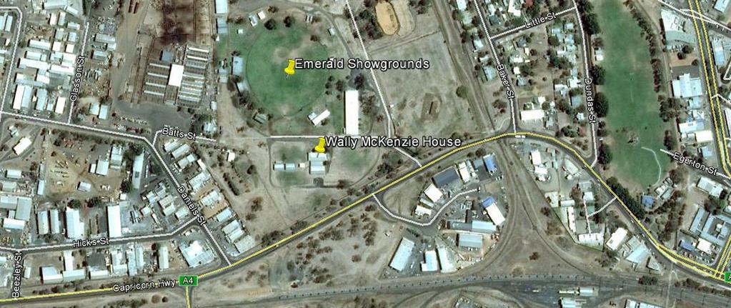 Location Wally McKenzie House is located at the Showgrounds, Capricorn Highway, Emerald.