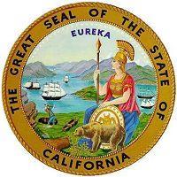 California State Symbols The Constitutional Convention of 1849 adopted the Great Seal of the State of California. The seal was designed by Major R. S. Garnett of the United States Army, and proposed by Caleb Lyon, a clerk of the convention.
