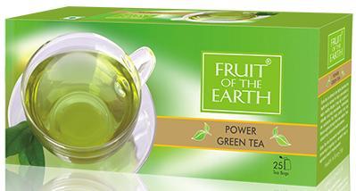 Fruit of the Earth Power Green Tea Green tea is claimed to be highly beneficial for health and is advised for daily