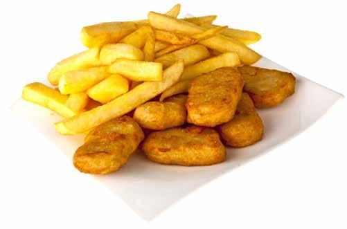 Kids Menue ùo S Iº Chicken Nuggets Served with Chips or Salad $12.