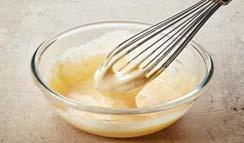 Food examples include choux pastry, quiche or pudding. 2. Removing heat Gelation This occurs when products set into a solid without heat. When making a starch based sauce, gelatinisation occurs.