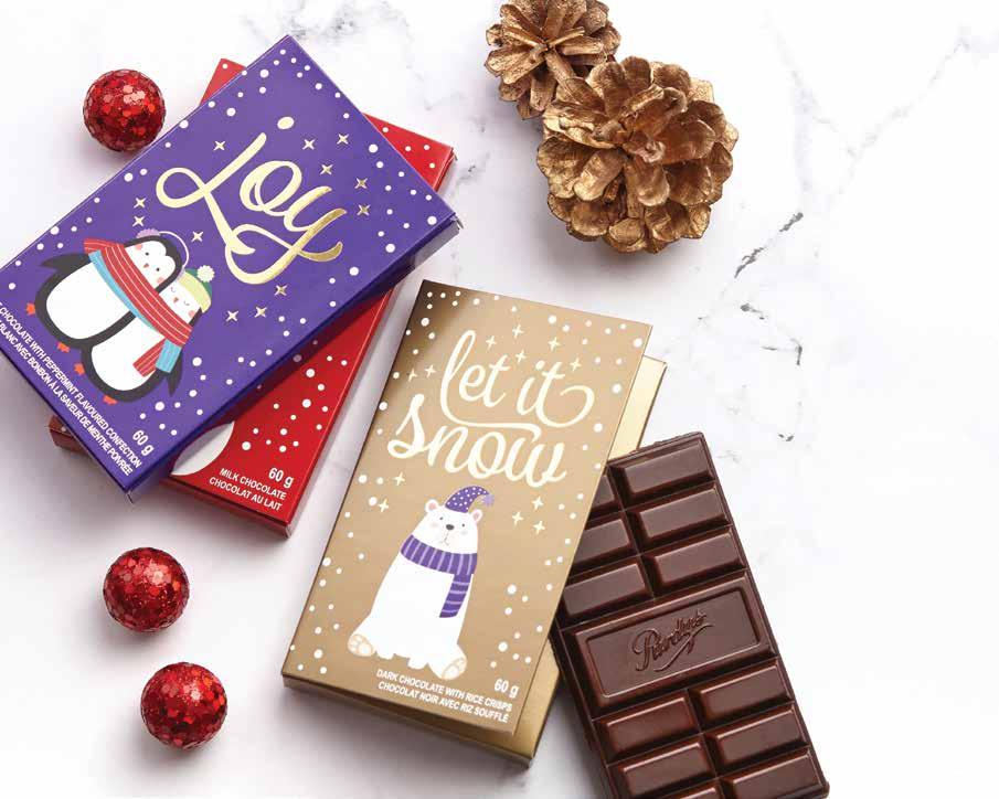 Mom Sarah Happy Holidays Bars Spread the holiday cheer with these special card boxes that open to reveal a creamy