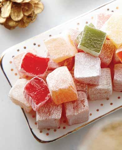Turkish Delight The ancestor of jelly beans, Turkish Delight dates back to the