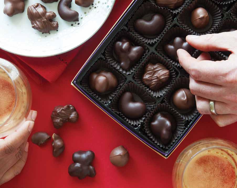 Milk & Dark Chocolate Nuts You and your holiday guests will go nuts,