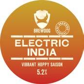 ELECTRIC INDIA HAZY JANE ELECTRIC INDIA HAZY JANE This beer is our attempt to embrace the perfect hybrid a meeting of two equally formative brewing worlds.