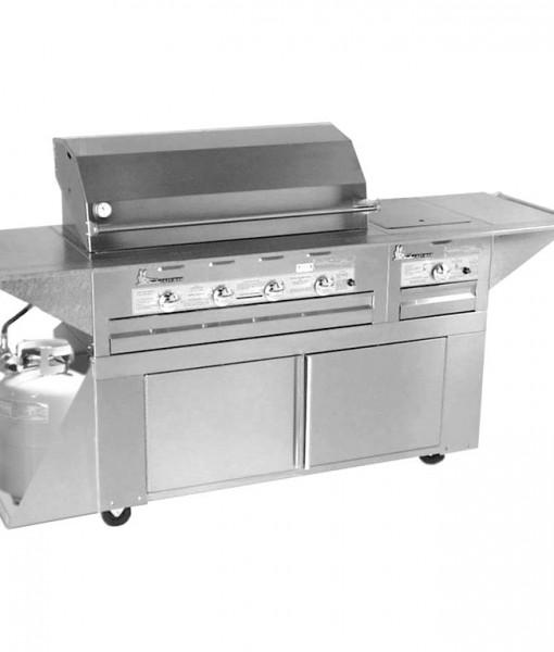 LM210-40 Mobile Custom Grill Model LM-210-40MCP $5,461.00 delivered ready to use Overall dimensions 67.5 wide x 24 deep x 48 high NOTE: The pictured displayed is for representation purposes only!