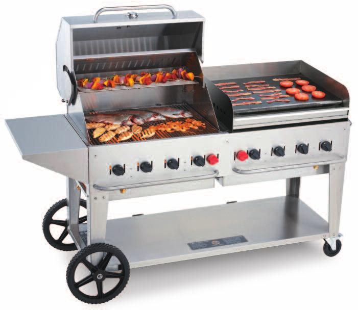 Professional BBQ Systems Crown Verity provides the complete outdoor cooking system, with a range of grills to suit every user from the publican with a small outdoor space to the busy event caterer