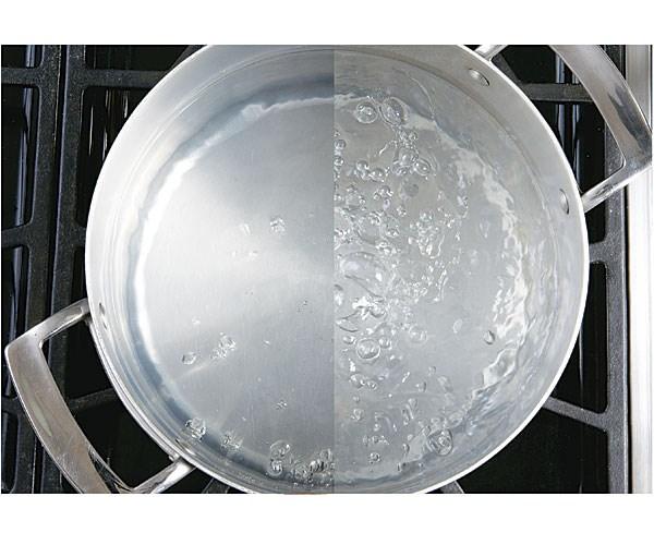 What does it mean Bring to a boil? We use many terms to indicate how hot and active we want water or other liquids to be during cooking. Here are some of the most common terms and what they mean.