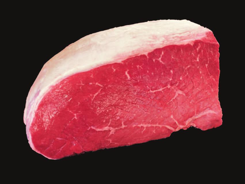 BEEF TOP ROUND ROAST This economical boneless cut with no waste is lean, full-flavored and has an excellent nutrition profile.