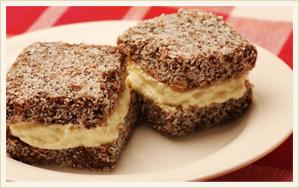 Lamington Pack An old fashioned favourite - two lamingtons per pack ideal for a snack or to share with a friend.