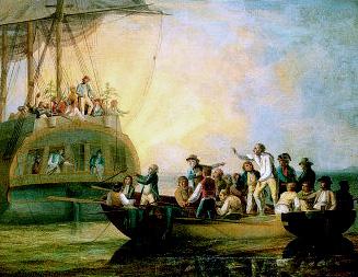 After the mutiny, 1789 -Mutineers: attempts to
