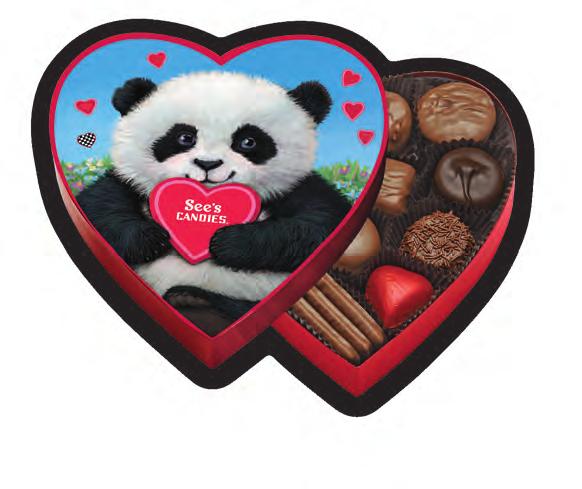 Cupid-Approved Panda Bear Heart Sweet, adorable yum.