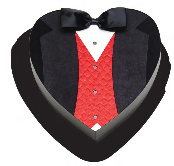 Tuxedo Heart Rich and romantic.