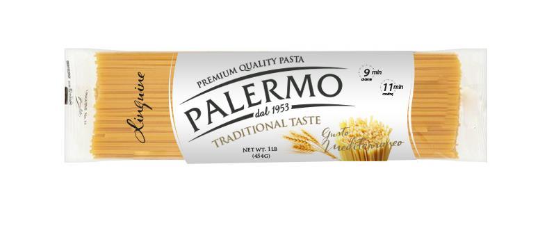 Pasta 100% Durum Wheat Semolina Item Unit UPC 838 Palermo Spaghetti 1 Plastic Bags 88561600826 20 20.00 839 Palermo Angel Hair 1 Plastic Bags 88561600827 20 20.