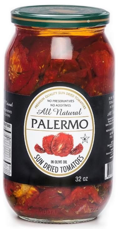 1 88 559 Palermo Sundried Tomatoes Julienne Cut Marinated w/olive oil 3
