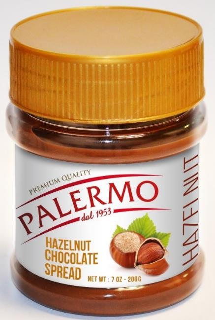 20 128 188 Palermo Hazelnut Chocolate Spread 7 Plastic