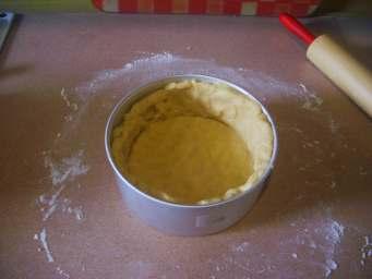 Carefully transfer the plate of dough to