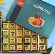 Meetaaz 24 pcs Pack Contains: Cashewnut based sweets in six flavours Walnut, Rose,