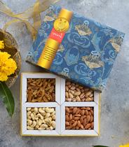 Our Dry Fruit Arrangement Collection reflects the occasion s unforgettable moments and the spirit of giving through the splendid, elegant and royal.