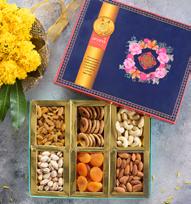300 grams Contents: 50 grams each California Almonds, Iranian Pistachio, Mangalore