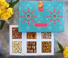 695* per pack 750 grams Contents: 125 grams each California Almonds, Iranian