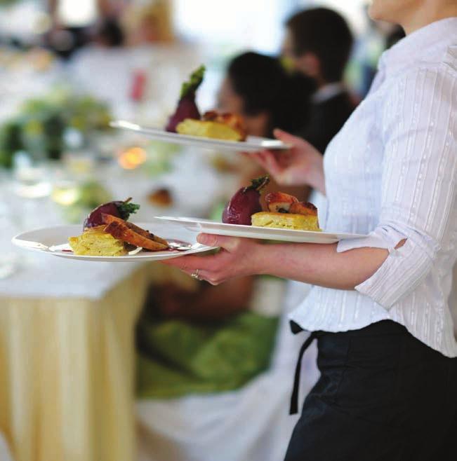 1 HOSPITALITY & CATERING Hospitality and catering is a truly international industry providing countless job opportunities at home and abroad.